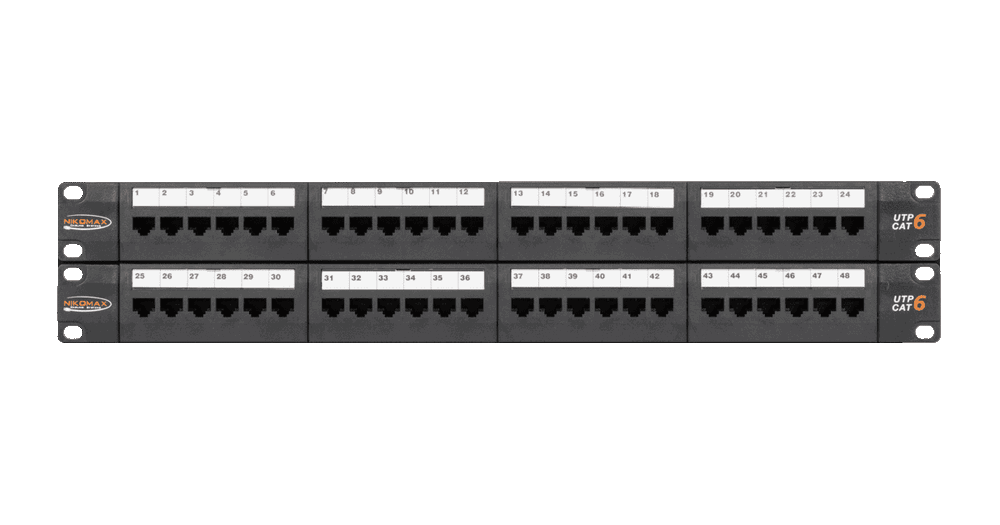 NIKOMAX NMC-RP48UE2-2U-BK