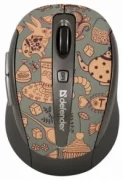 Мышь Defender To-GO MS-585 Nano Wonderland Brown USB отзывы владельцев
