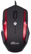 Мышь Ritmix ROM-307 Black-Red USB отзывы владельцев