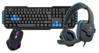 Комплект клавиатура и мышь GAMDIAS POSEIDON E1 Combo Black USB отзывы владельцев