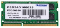 Оперативная память Patriot Memory Signature PSD34G16002S отзывы владельцев