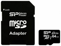 Карта памяти Silicon Power ELITE microSDXC UHS Class 1 Class 10 + SD adapter отзывы владельцев