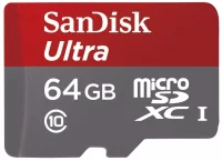 Карта памяти SanDisk Ultra microSDXC Class 10 UHS-I 48MB/s + SD adapter отзывы владельцев