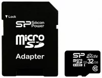 Карта памяти Silicon Power ELITE microSDHC UHS Class 1 Class 10 + SD adapter отзывы владельцев