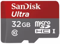 Карта памяти SanDisk Ultra microSDHC Class 10 UHS-I 48MB/s + SD adapter отзывы владельцев