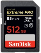 Карта памяти SanDisk Extreme Pro SDXC UHS Class 3 95MB/s 512GB отзывы владельцев