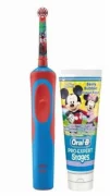 Зубная щетка Oral-B Vitality D14.513K Тачки + зубная паста отзывы владельцев