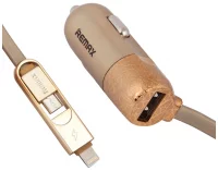 Зарядка Remax Finchy 1 USB + кабель Apple 8 pin/micro USB (RCC103) отзывы владельцев
