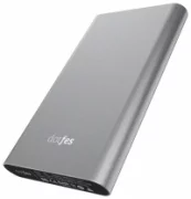 Аккумулятор Dotfes D03 Aluminium Alloy 10000mAh, AutoMax, два USB выхода 2,4A / 2,4A отзывы владельцев