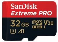 Карта памяти SanDisk Extreme Pro microSDXC Class 10 UHS Class 3 V30 A1 100MB/s 32GB + SD adapter отзывы владельцев