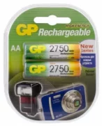 Батарейки GP Rechargeable 2750 Series AA отзывы владельцев