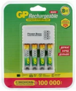Батарейки GP Rechargeable 1000 Series AAA + ЗУ отзывы владельцев