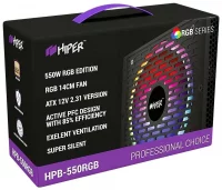 Блок питания HIPER HPB-550RGB 550W отзывы владельцев