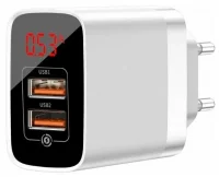 Зарядка Baseus Mirror Lake Dual QC Digital Display Quick Charger A+A (CCJMHA-A) отзывы владельцев