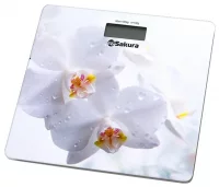 Напольные весы Sakura SA-5065WF белые орхидеи отзывы владельцев