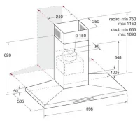 Вытяжка Hotpoint-Ariston HHC 6.7F LT X отзывы владельцев