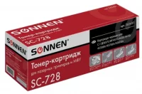 Картридж SONNEN SC-728, совместимый отзывы владельцев