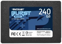 SSD Patriot Memory Burst Elite 240 GB PBE240GS25SSDR отзывы владельцев
