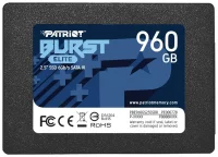 SSD Patriot Memory Burst Elite 960 GB PBE960GS25SSDR отзывы владельцев
