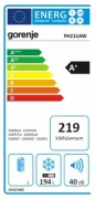 Холодильник Gorenje FH 211 AW отзывы владельцев