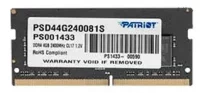 Оперативная память Patriot Memory SL 4ГБ 2400MHz CL17 (PSD44G240081S) отзывы владельцев