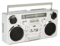 Музыкальный центр GPO Brooklyn Boombox, серый отзывы владельцев