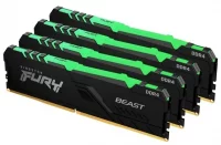 Оперативная память Kingston FURY Beast RГБ 64GB (16GBx4) 3600MHz CL18 (KF436C18BBAK4/64) отзывы владельцев