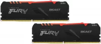 Оперативная память Kingston FURY Beast RГБ 16GB (8GBx2) 3733MHz CL19 (KF437C19BBAK2/16) отзывы владельцев