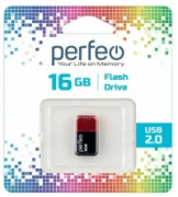 Флешка Perfeo 16GB M04 Red черный/красный отзывы владельцев