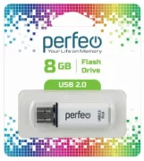 Флешка Perfeo USB 8GB C13 White отзывы владельцев