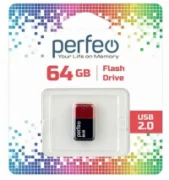 Флешка Perfeo USB 64GB M04 Red черный/красный отзывы владельцев