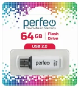 Флешка Perfeo USB 64GB C13 White отзывы владельцев