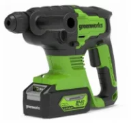 Перфоратор Greenworks GD24SDS2k4 отзывы владельцев
