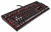 Клавиатура Corsair STRAFE Cherry MX Red Black USB отзывы владельцев