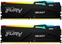 Оперативная память Kingston FURY Beast RGB (KF552C40BBAK2-32) 32GB отзывы владельцев