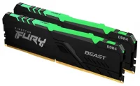 Оперативная память Kingston FURY Beast RGB (KF436C18BBAK2/64) 64GB отзывы владельцев