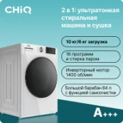 Стиральная машина CHiQ CFL100-14596DHALIM1W отзывы владельцев