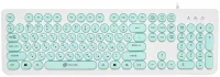 Клавиатура Oklick 400MR White-Mint USB отзывы владельцев