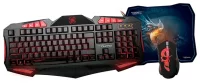 Клавиатура и мышь Qumo Axe Strike Black USB отзывы владельцев