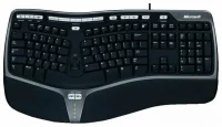 Клавиатура Microsoft Natural Ergonomic Keyboard 4000 Black USB отзывы владельцев