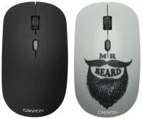 Мышь Canyon CND-CMSW401BD Мистер Хипстер White USB отзывы владельцев